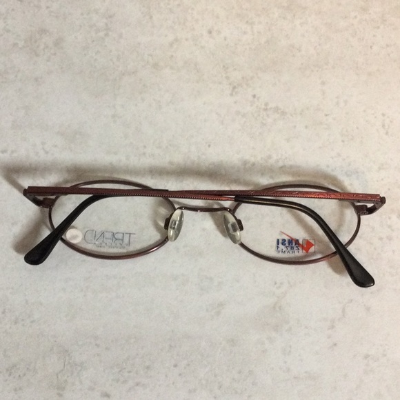 NWT Trend Setters dark pink oval metal eyeglasses new old stock - Picture 8 of 13